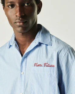 Chemise Manches Courtes Popeline*FROM FUTURE