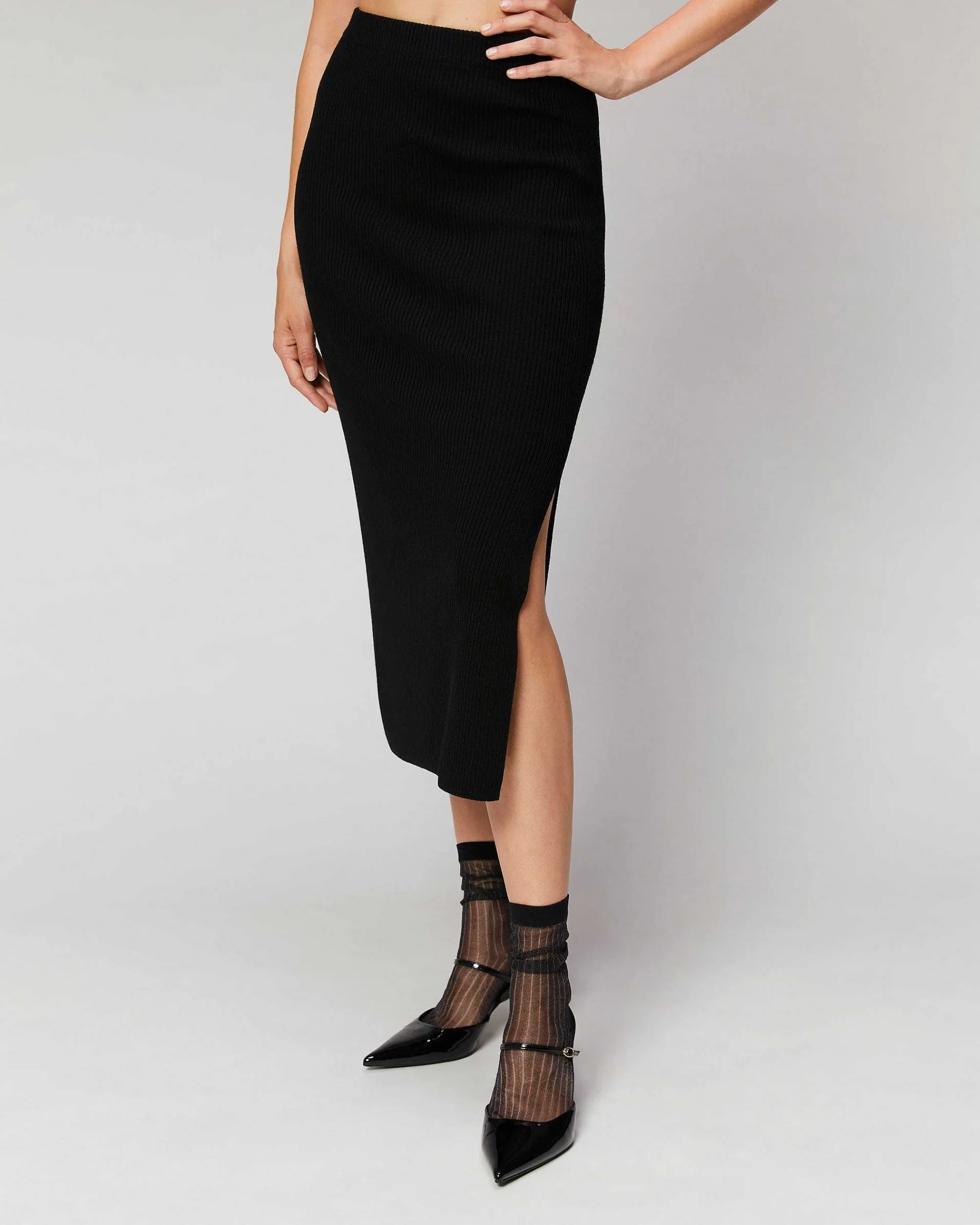 Jupe Mi-Longue A Cotes Fendue*FROM FUTURE Best