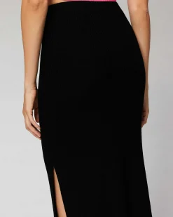 Jupe Mi-Longue A Cotes Fendue*FROM FUTURE New