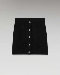 Jupe Mini Metallise Boutons Bijoux*FROM FUTURE Online