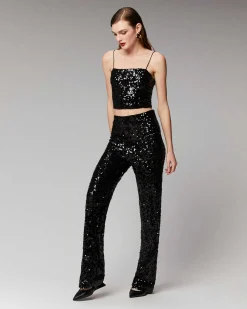 Pantalon Flare A Sequins*FROM FUTURE Online