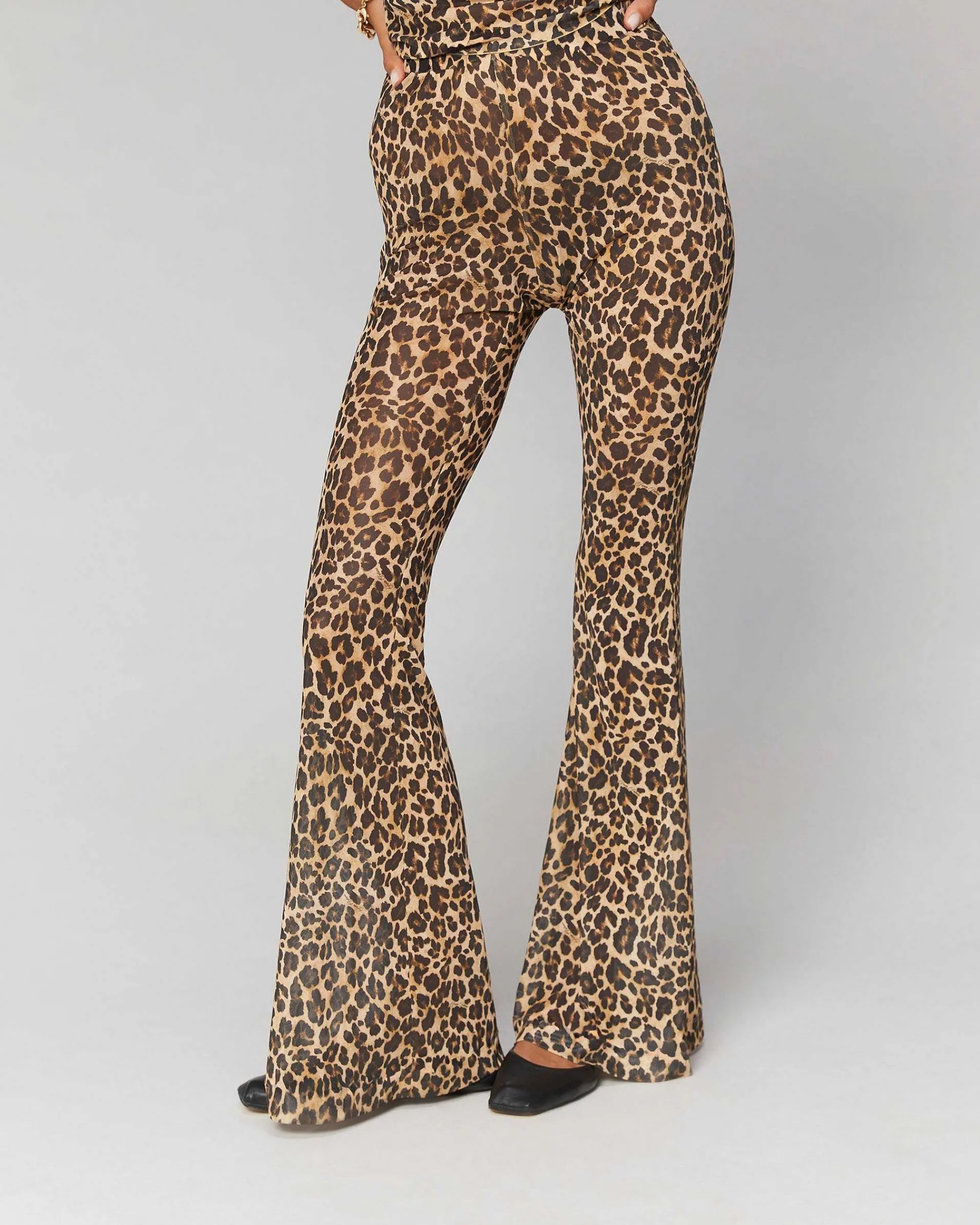 Pantalon Flare Imprime Mesh*FROM FUTURE Best