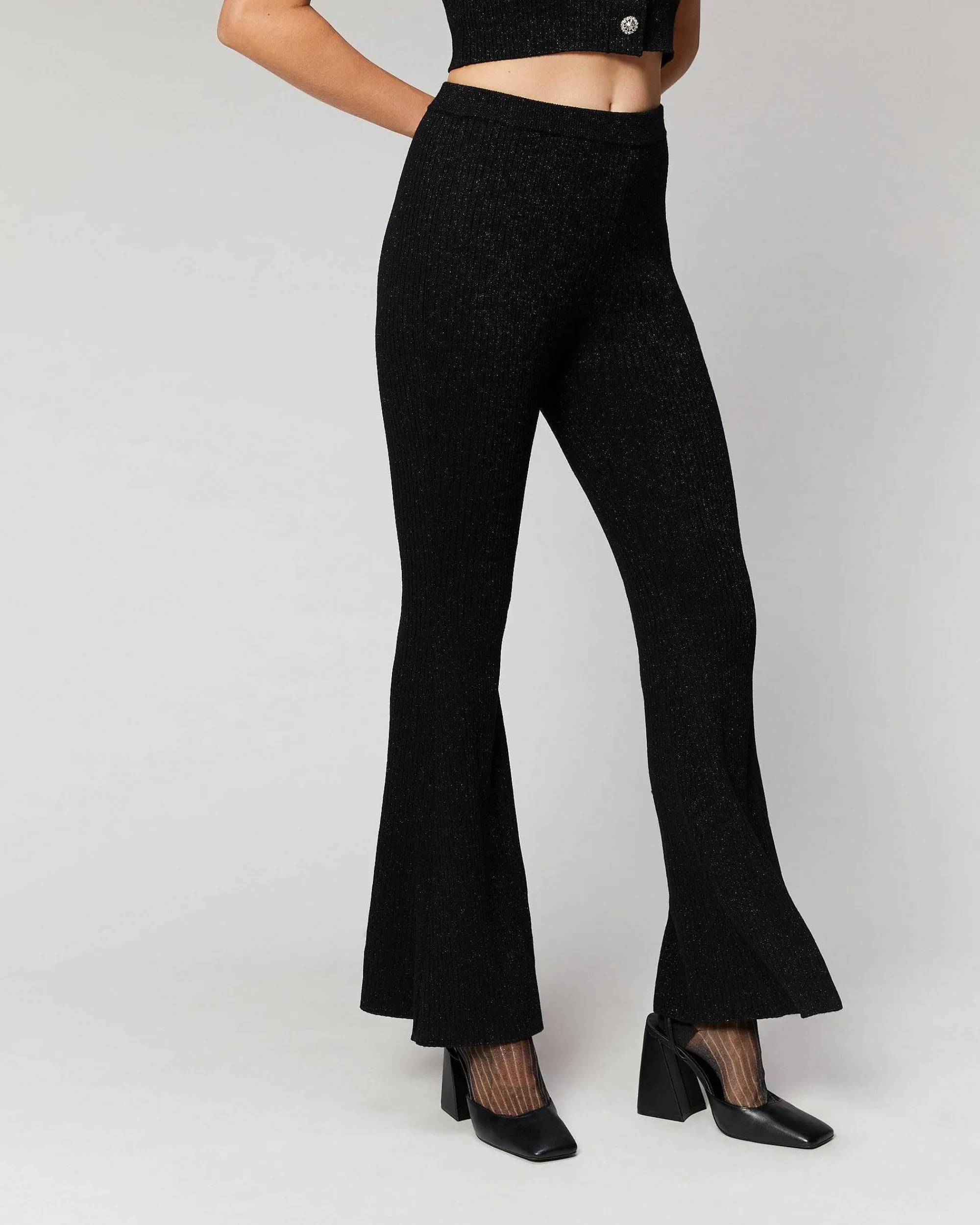 Pantalon Flare Metallise*FROM FUTURE Hot