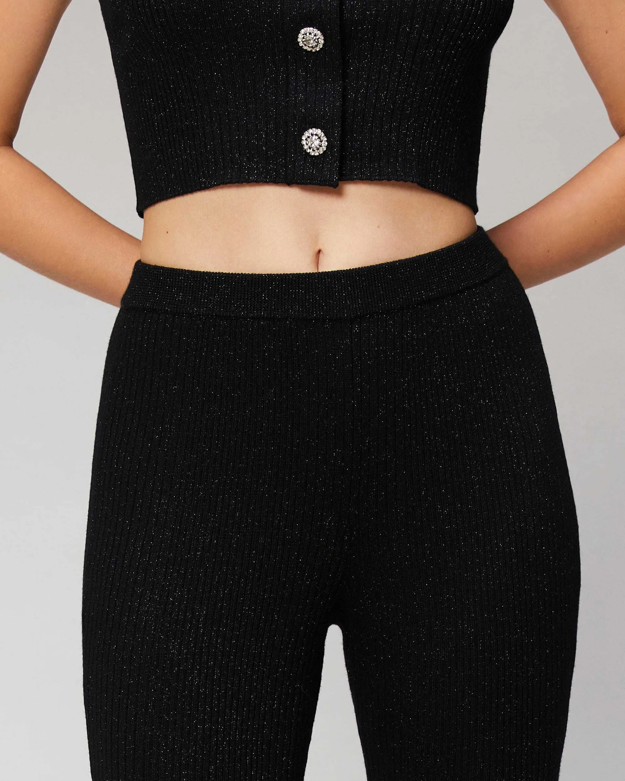 Pantalon Flare Metallise*FROM FUTURE Hot