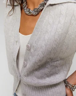 Pull Cardigan A Cotes*FROM FUTURE Clearance