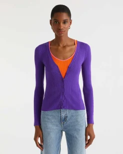 Pull Cardigan A Cotes*FROM FUTURE New