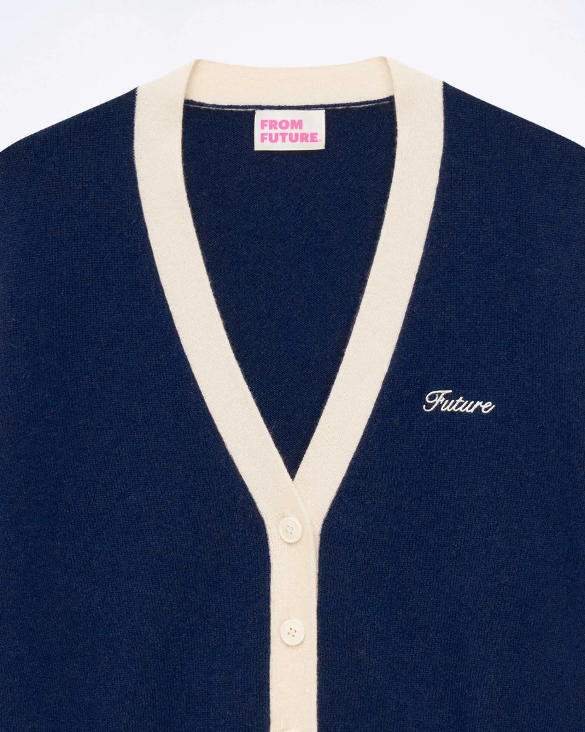 Pull Cardigan Bicolore*FROM FUTURE