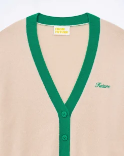 Pull Cardigan Bicolore*FROM FUTURE New