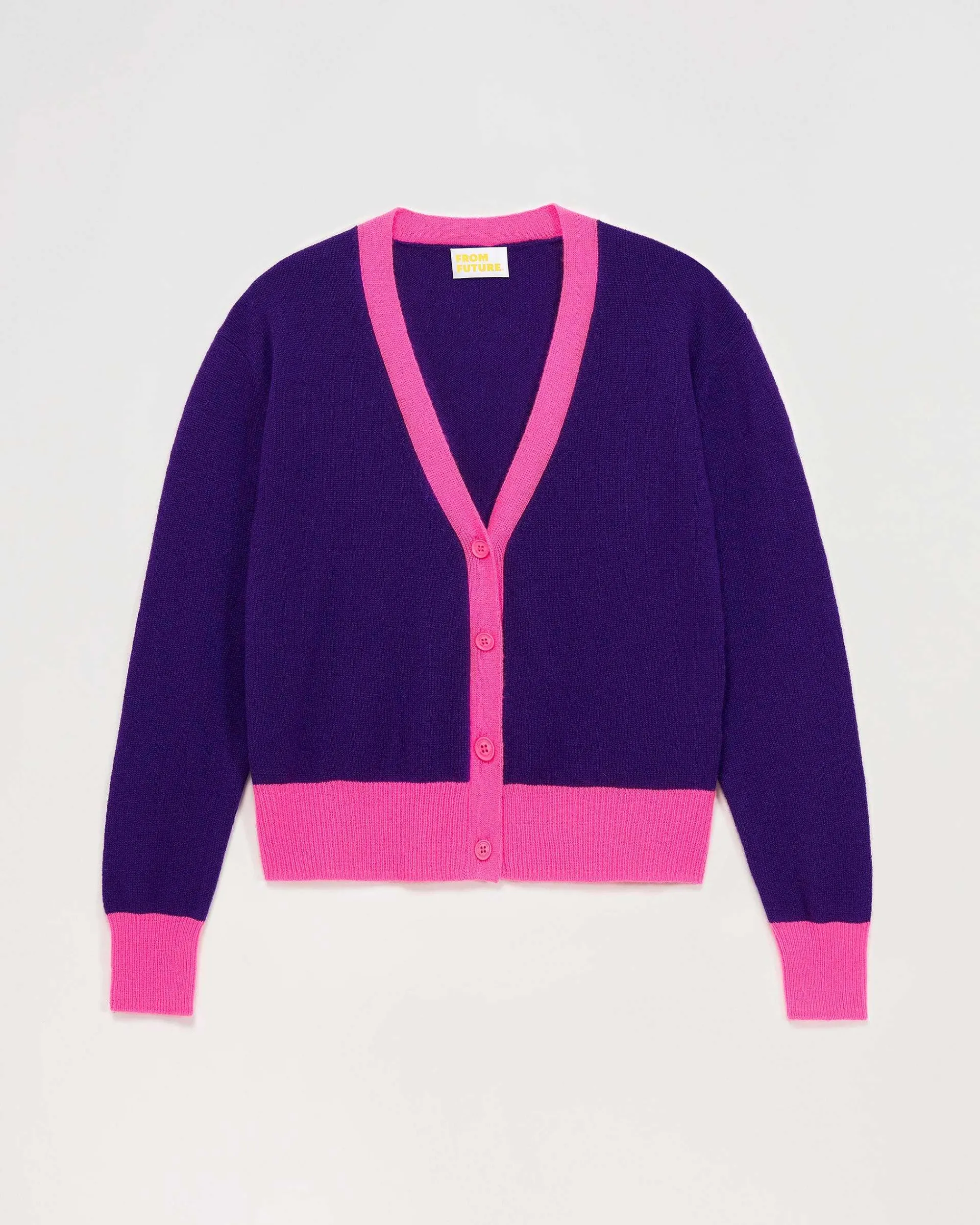 Pull Cardigan Bicolore Leger*FROM FUTURE Sale