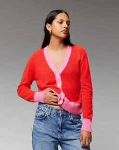 Pull Cardigan Bicolore Leger*FROM FUTURE Outlet