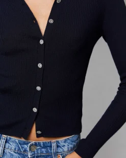 Pull Cardigan Boutons Bijoux*FROM FUTURE