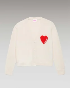 Pull Cardigan Coeur Leger*FROM FUTURE Online