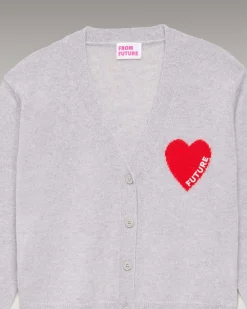 Pull Cardigan Coeur Leger*FROM FUTURE Best