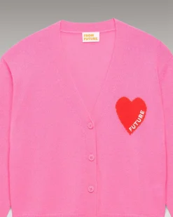 Pull Cardigan Coeur Leger*FROM FUTURE Clearance