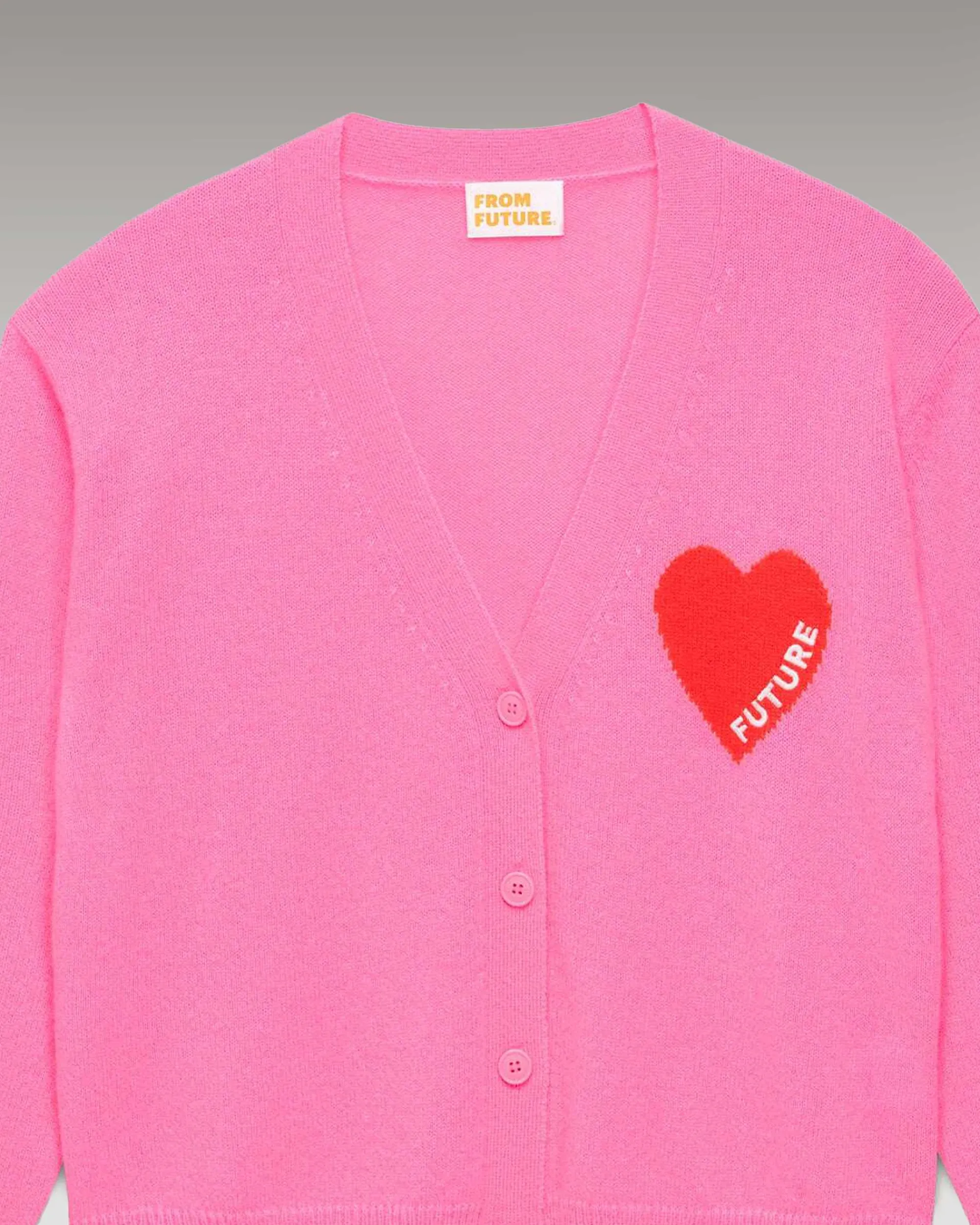 Pull Cardigan Coeur Leger*FROM FUTURE Outlet