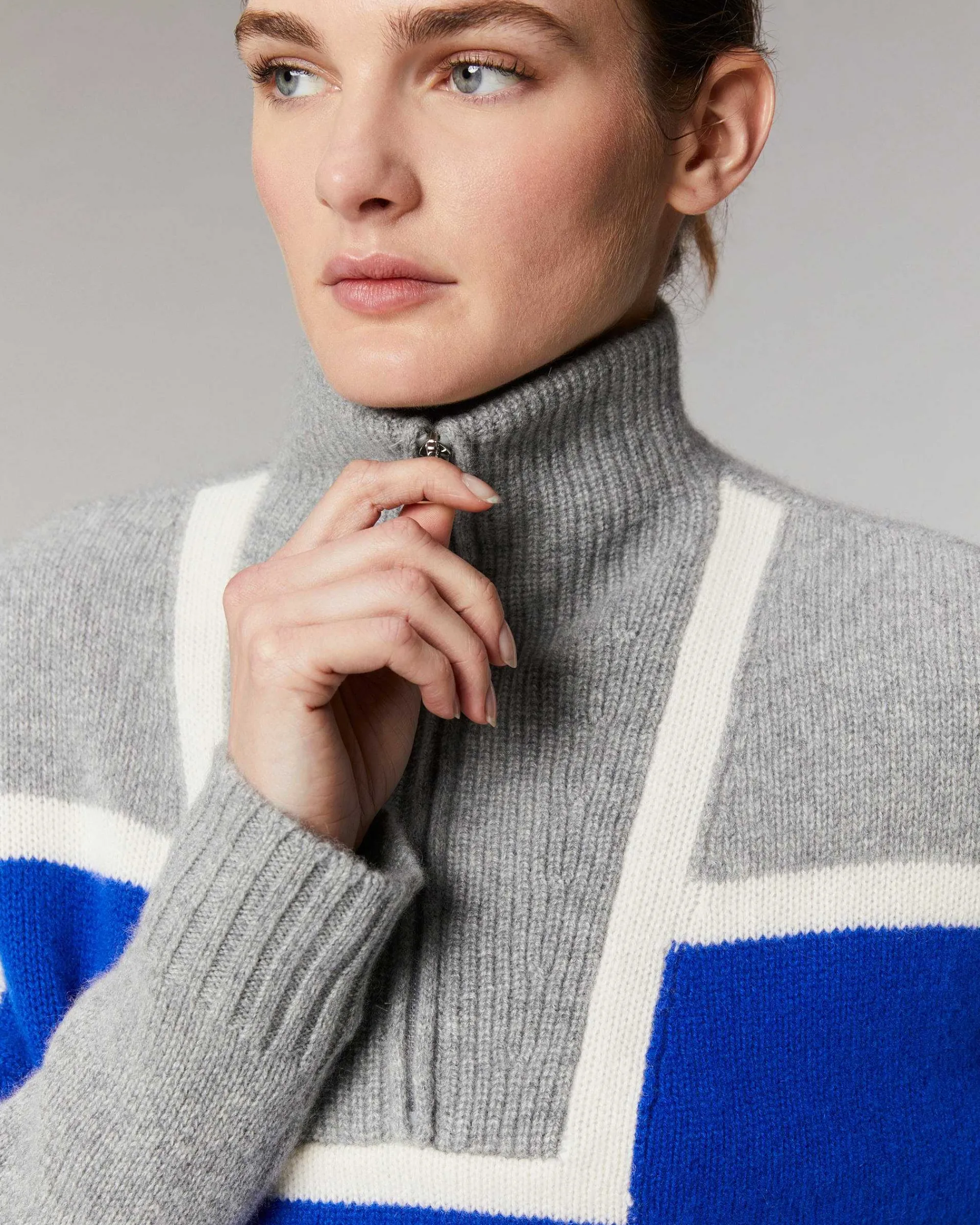 Pull Col Camionneur Bicolore*FROM FUTURE Best