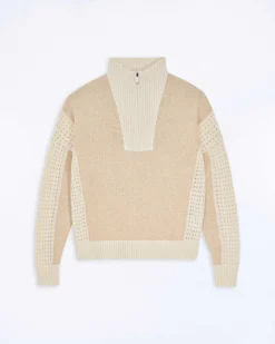 Pull Col Camionneur Tricot Ajoure*FROM FUTURE Hot