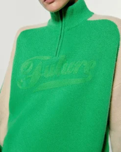 Pull Col Camionneur Tricolore Future*FROM FUTURE New