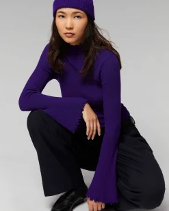 Pull Col Montant A Cotes Manches Evasees*FROM FUTURE Clearance