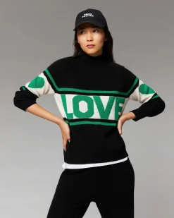 Pull Col Montant Bande Love*FROM FUTURE Discount