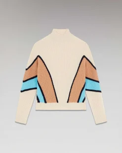 Pull Col Montant Bandes Tricolores*FROM FUTURE Discount