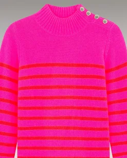 Pull Col Montant Mariniere A Boutons*FROM FUTURE New