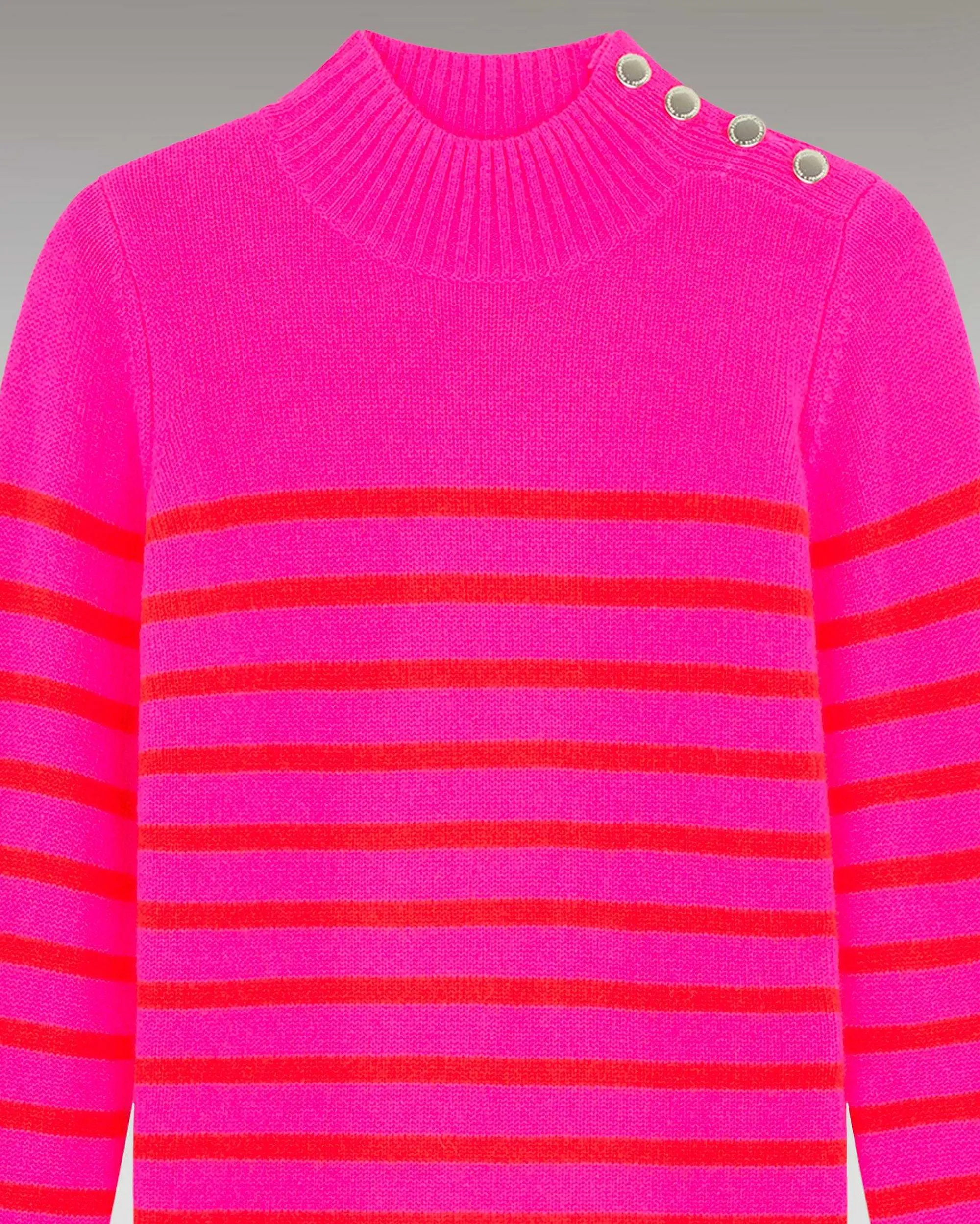 Pull Col Montant Mariniere A Boutons*FROM FUTURE New