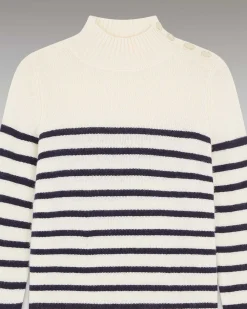 Pull Col Montant Mariniere A Boutons*FROM FUTURE Outlet