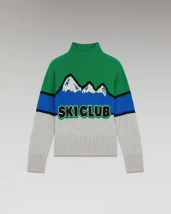 Pull Col Montant Ski Club Montagnes*FROM FUTURE Discount