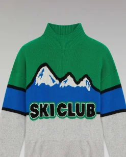 Pull Col Montant Ski Club Montagnes*FROM FUTURE Discount