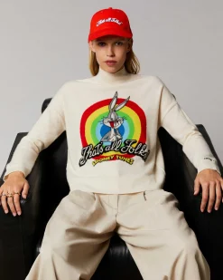 Pull Col Montant That'S All Folks Looney Tunes*FROM FUTURE New