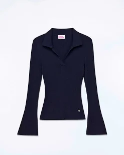 Pull Col Polo A Cotes Bijou*FROM FUTURE Online