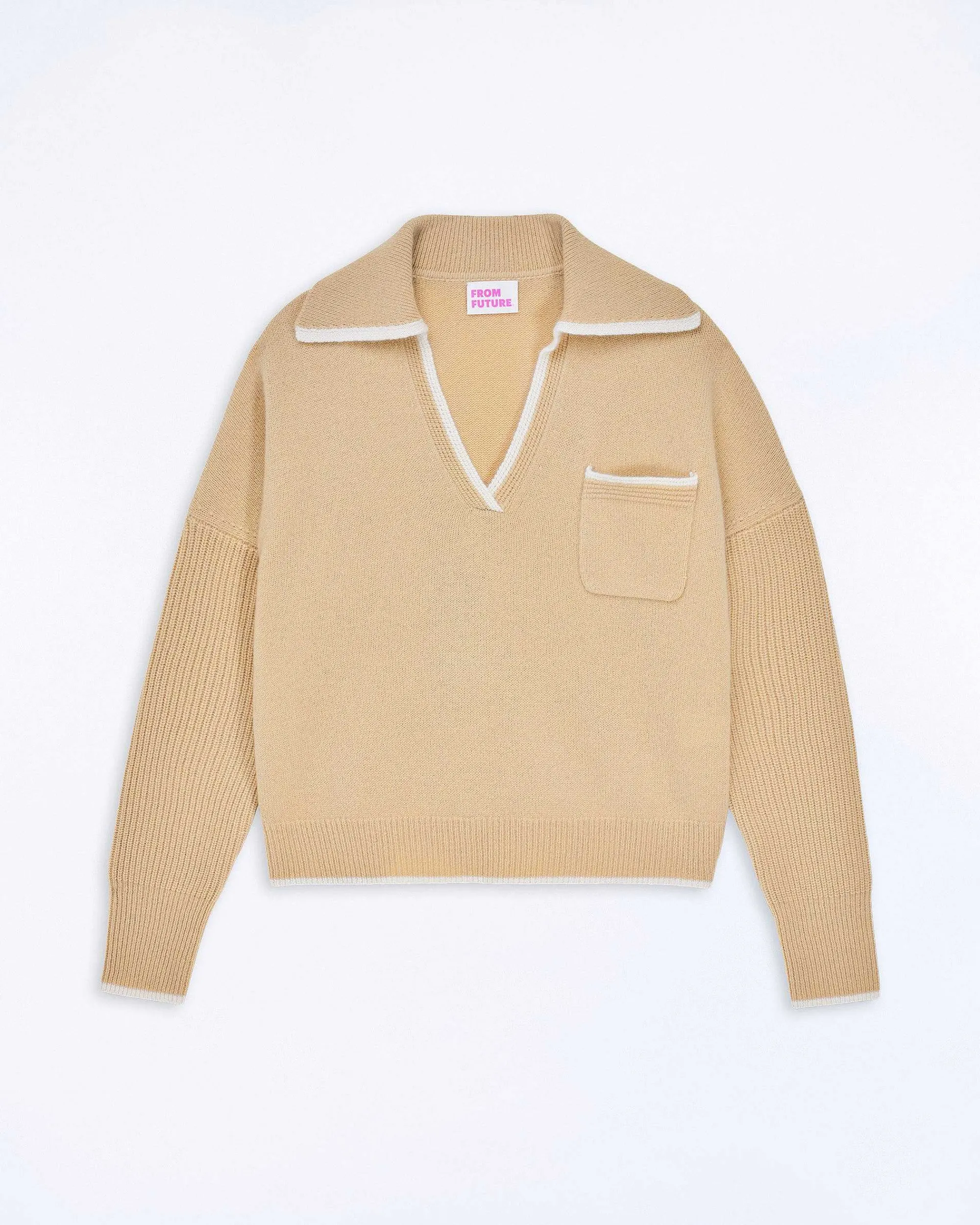 Pull Col Polo Bicolore*FROM FUTURE Outlet