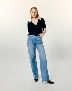 Pull Col Polo Manches Courtes*FROM FUTURE Clearance