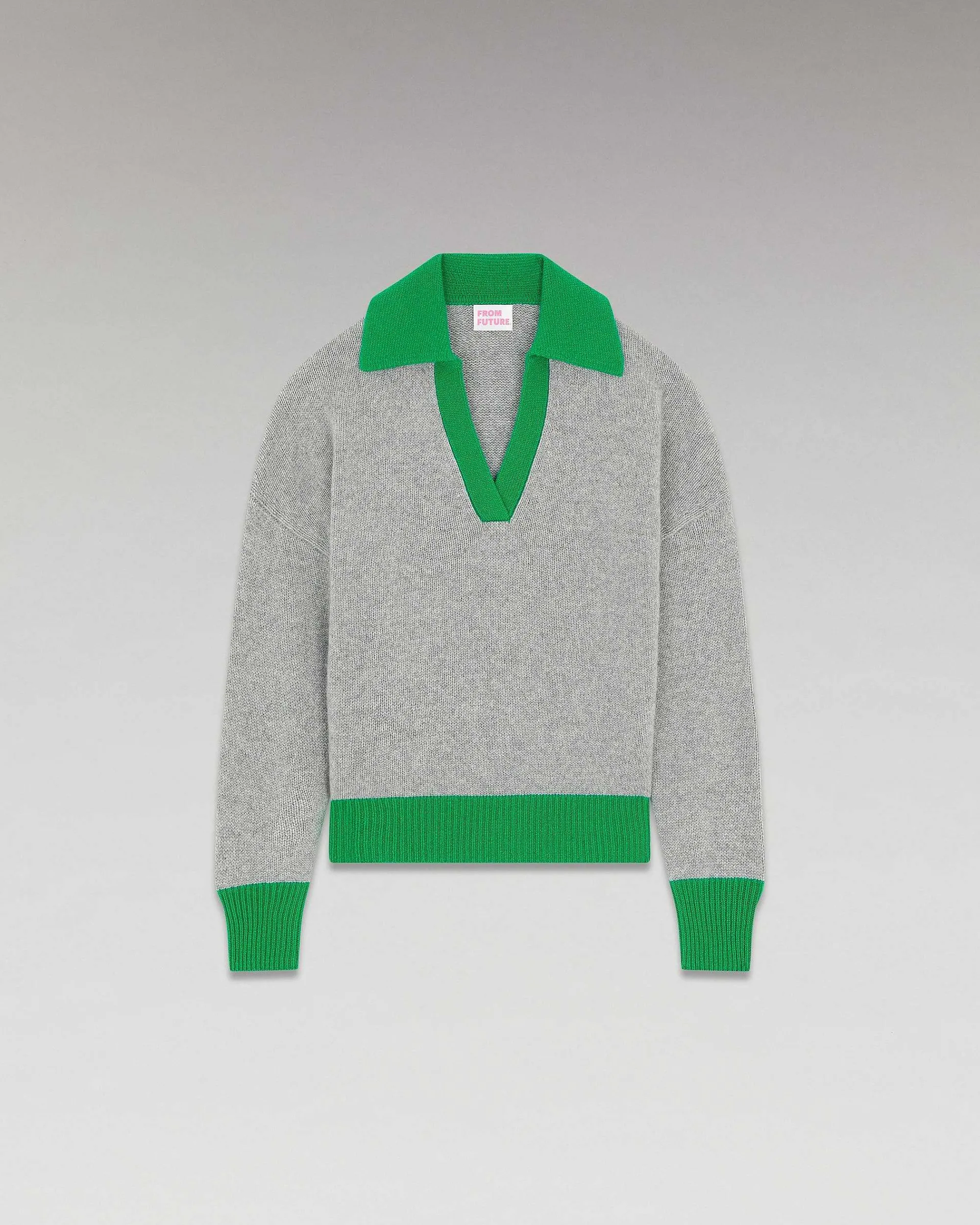 Pull Col Polo Oversize Bicolore*FROM FUTURE Best