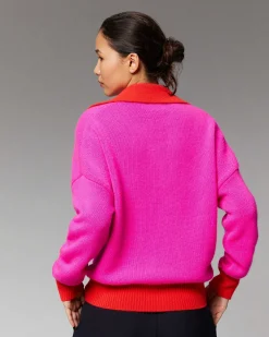 Pull Col Polo Oversize Bicolore*FROM FUTURE Best