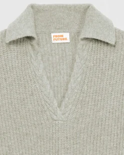 Pull Col Polo Torsades*FROM FUTURE Sale