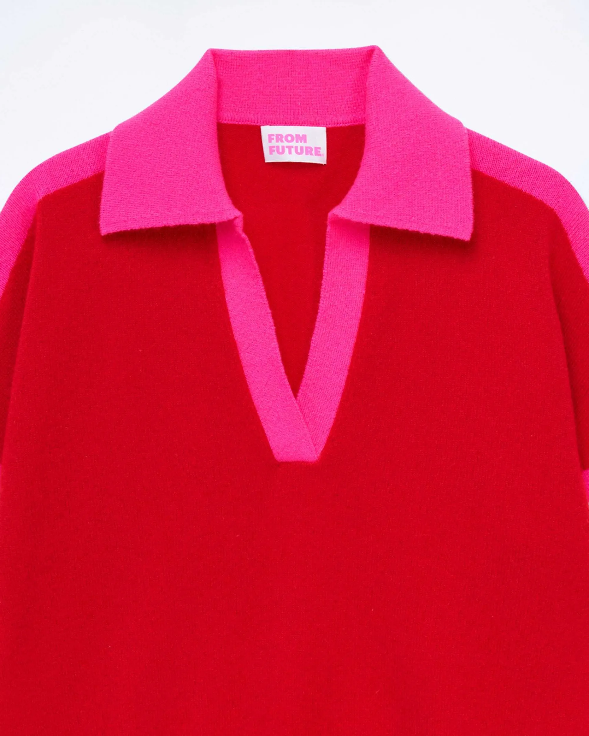 Pull Col Polo Tricolore*FROM FUTURE Sale