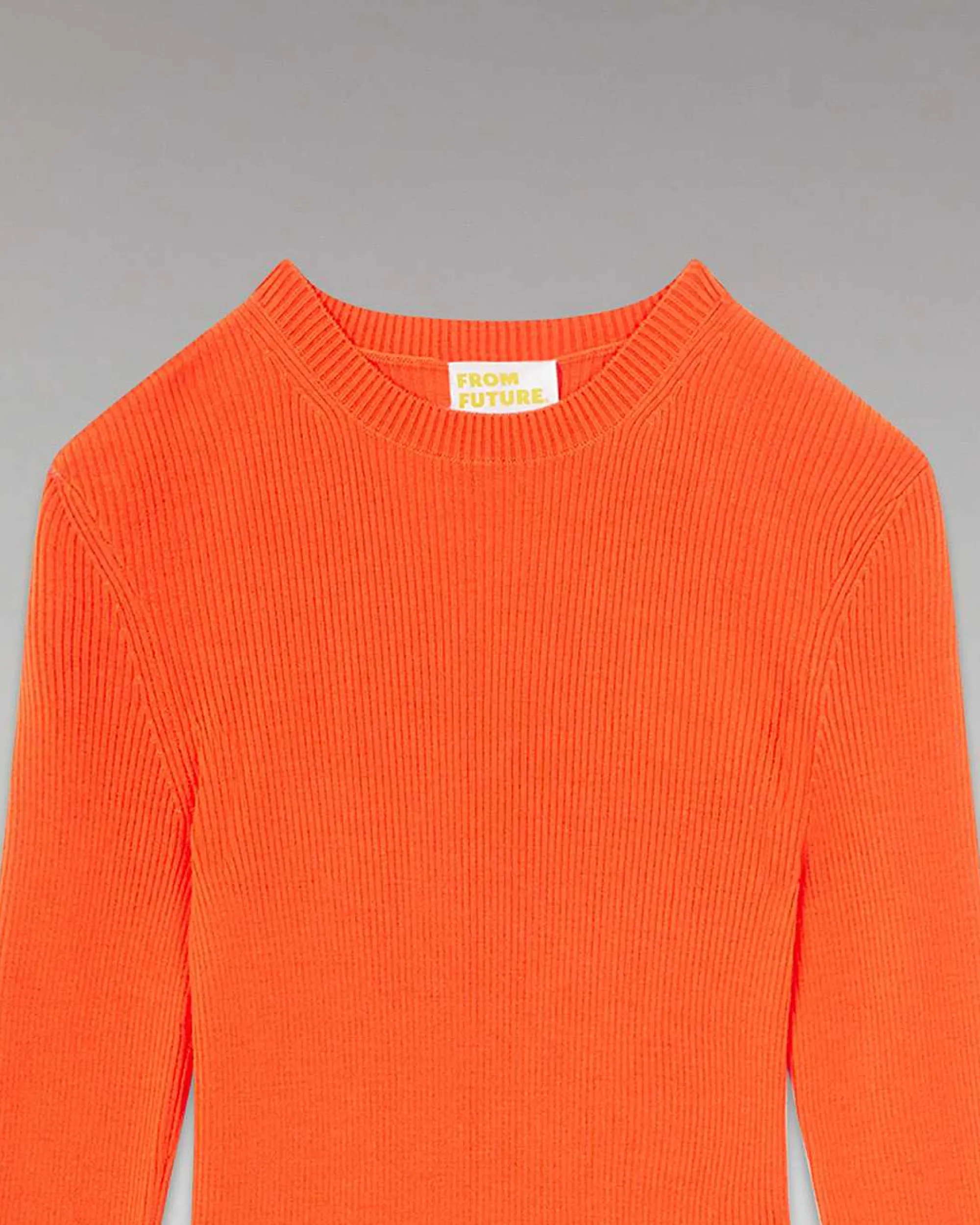 Pull Col Rond A Cotes*FROM FUTURE Outlet