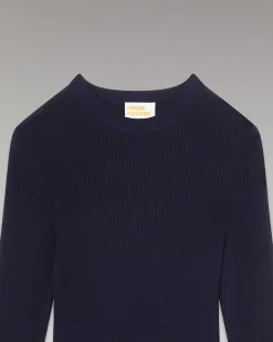 Pull Col Rond A Cotes*FROM FUTURE Online