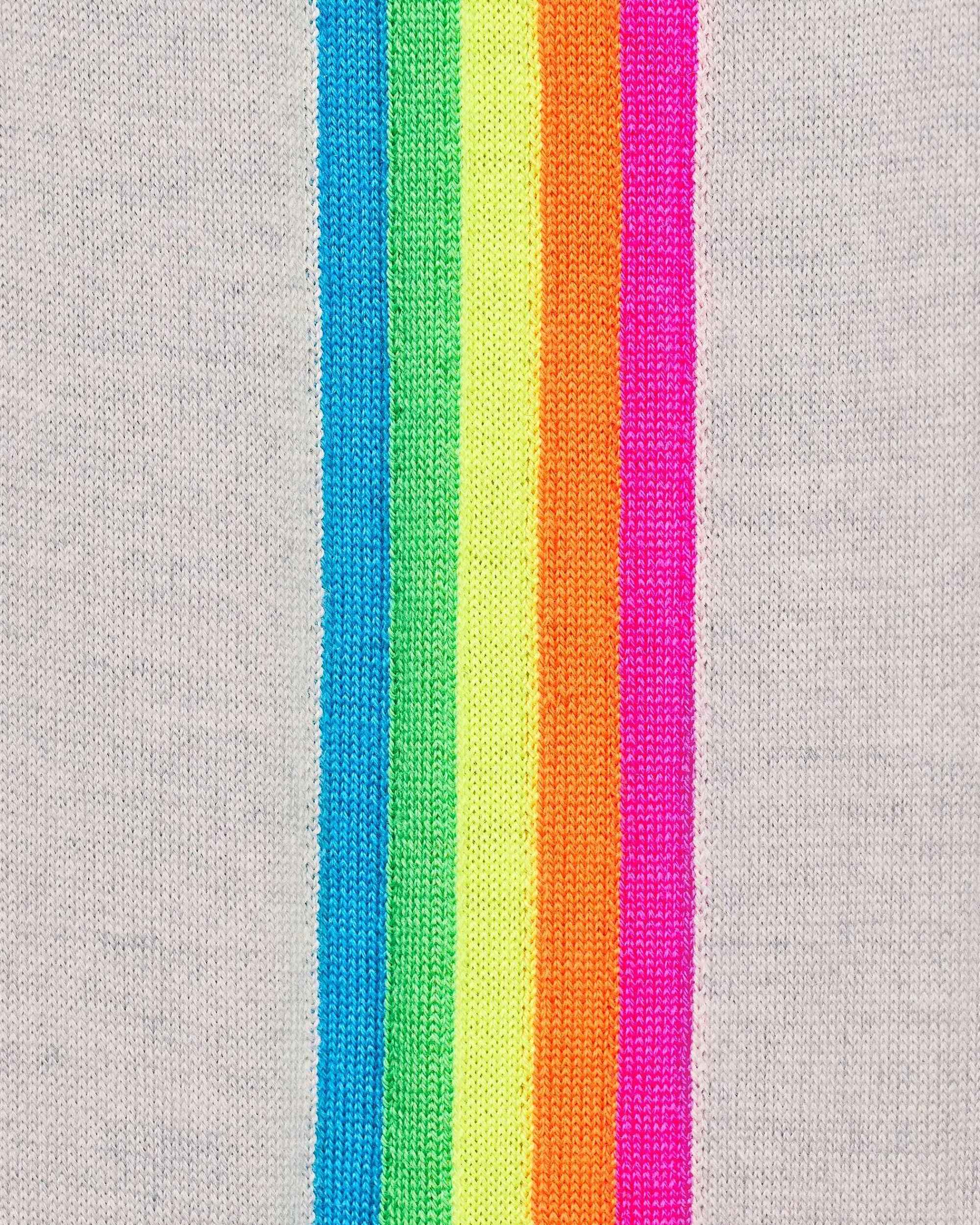 Pull Col Rond Bande Multicolore Aux Manches*FROM FUTURE Outlet