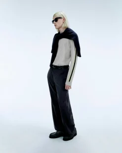 Pull Col Rond Bandes*FROM FUTURE New