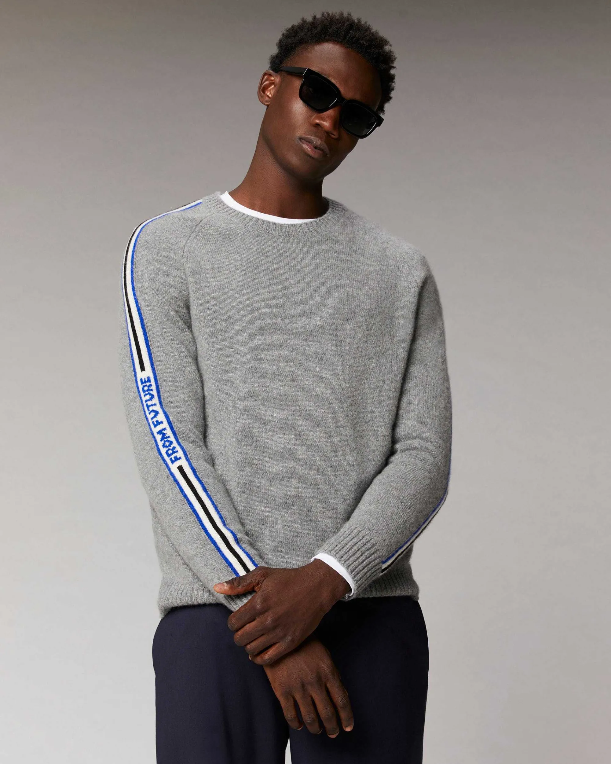 Pull Col Rond Bandes Future*FROM FUTURE Hot