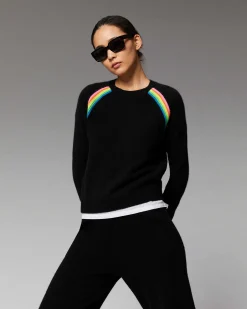 Pull Col Rond Bandes Multico Raglan*FROM FUTURE Hot