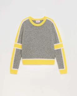 Pull Col Rond Bandes Tricolore*FROM FUTURE Online