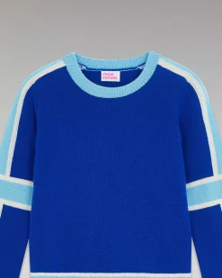 Pull Col Rond Bandes Tricolore*FROM FUTURE New