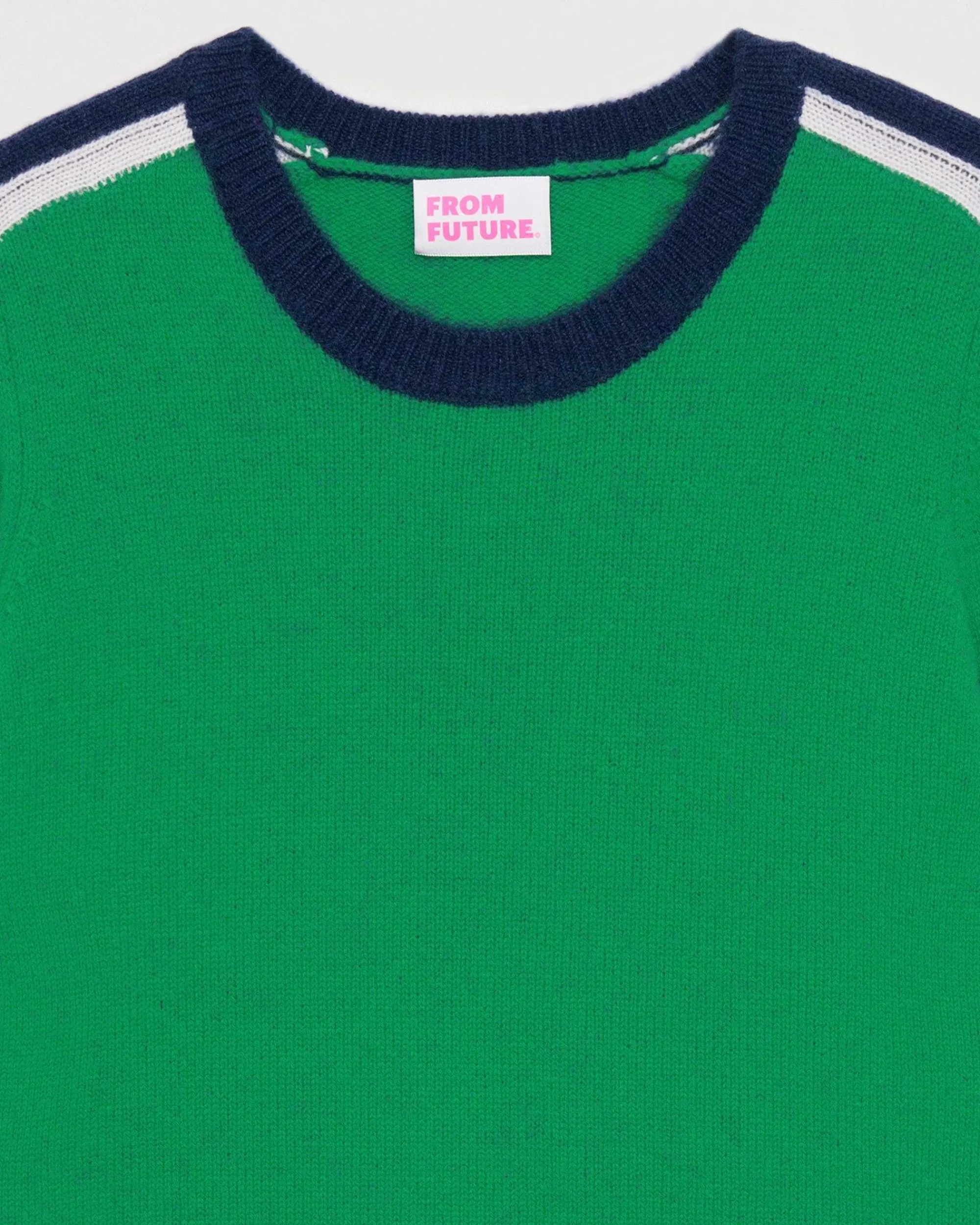 Pull Col Rond Bandes Tricolore*FROM FUTURE Online