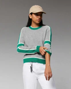 Pull Col Rond Bandes Tricolore*FROM FUTURE