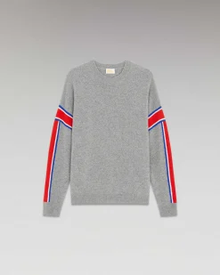 Pull Col Rond Bandes Tricolore*FROM FUTURE Hot