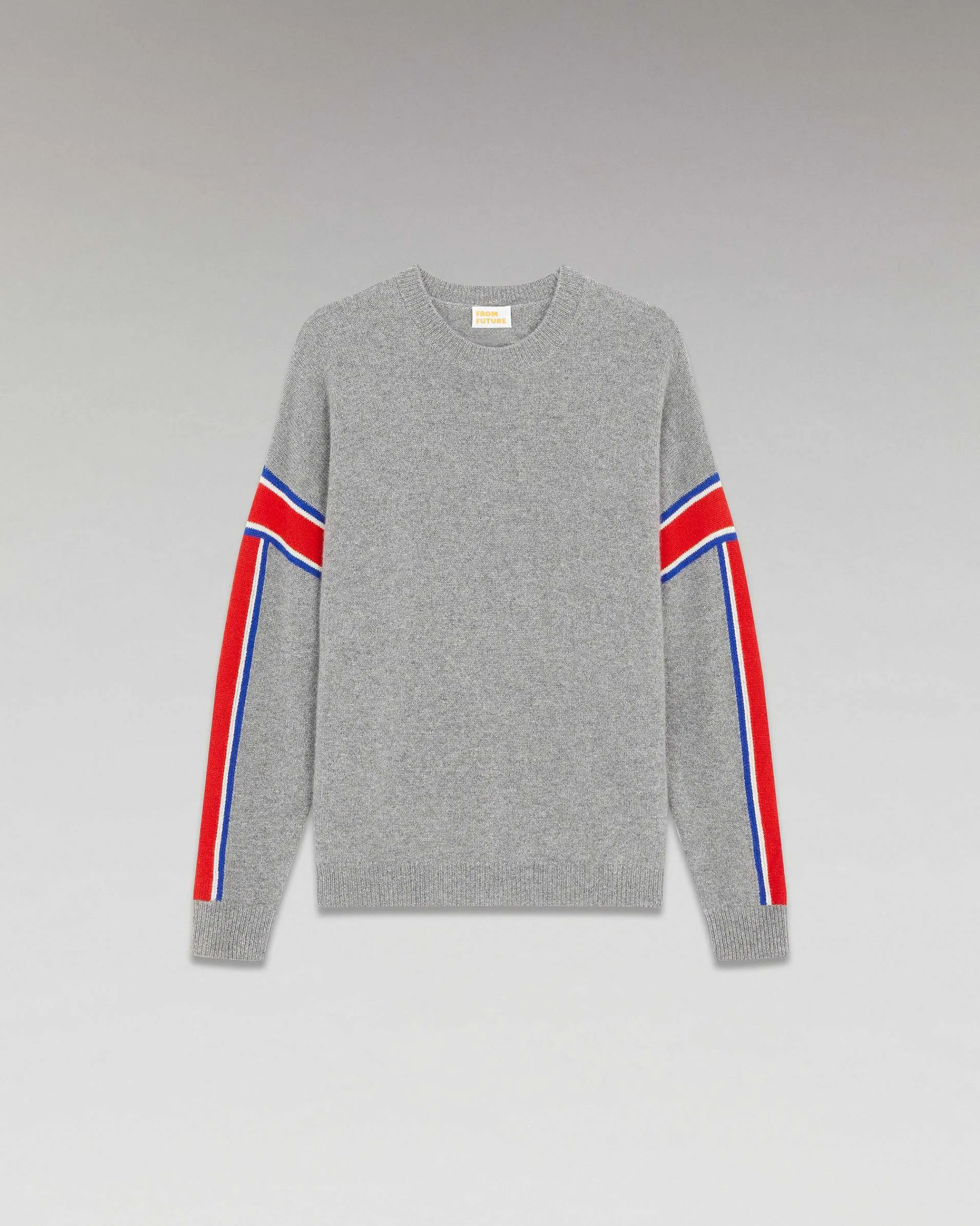 Pull Col Rond Bandes Tricolore*FROM FUTURE Hot